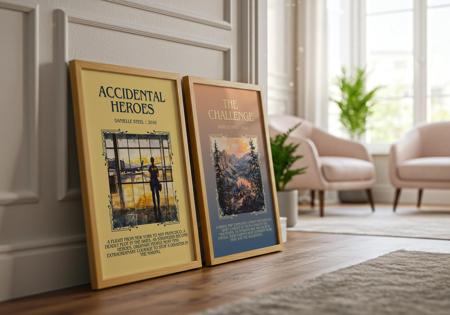 All That Glitters by Danielle Steel Descriptive, High Quality Poster Print.Free Delivery Wall Art.Author&Blurb Book Artwork. Novel Summary
