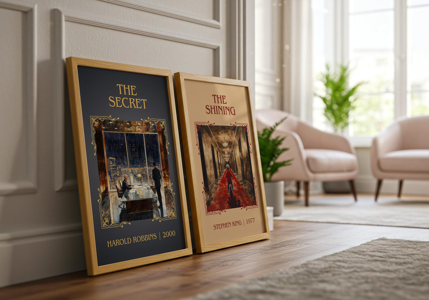 The Shining by Stephen King High Quality Poster Print-Free Delivery Wall Art. Author Book Artwork-Minimalist Gift Nook Gift Library