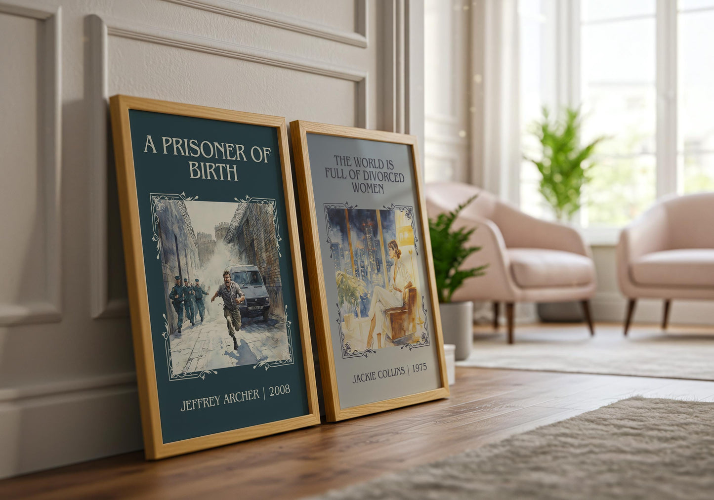 The Stud by Jackie Collins High Quality Poster Print. Free Delivery Wall Art. Author & Blurb Book/Novel Minimalist Gift Nook Library