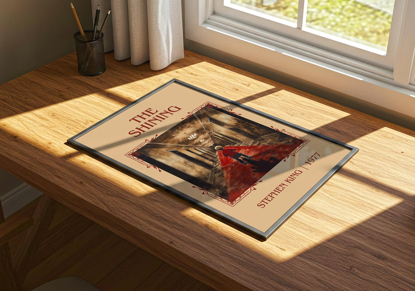 The Shining by Stephen King High Quality Poster Print-Free Delivery Wall Art. Author Book Artwork-Minimalist Gift Nook Gift Library