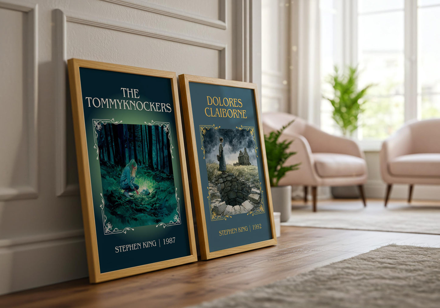 The Tommyknockers by Stephen King Descriptive Poster Print.Free Delivery Wall Art Author&Blurb Book Artwork Novel Poster Minimalist