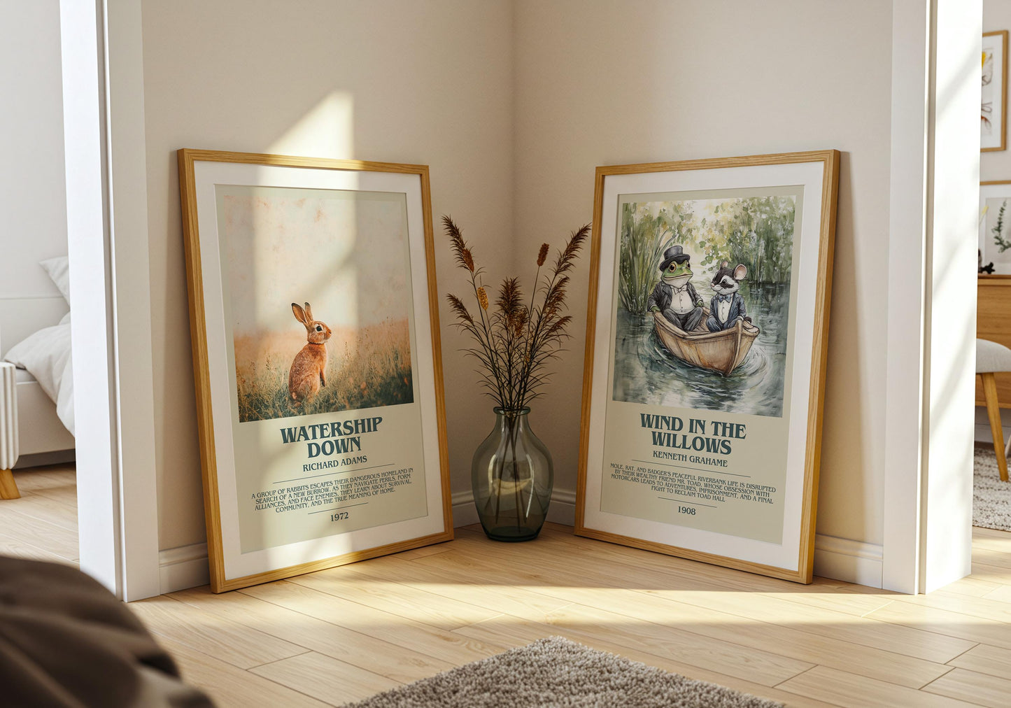Watership Down by Richard Adams | Descriptive Book Poster | Modern