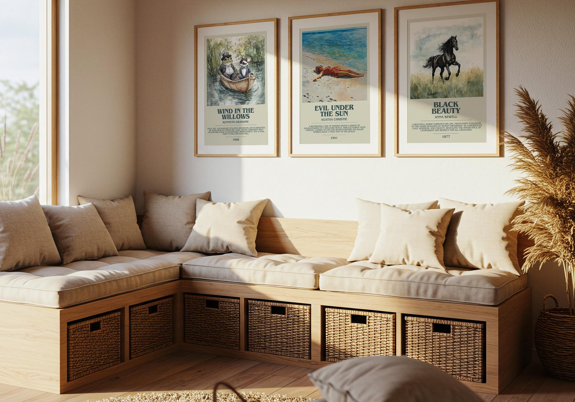 Evil Under The Sun by Agatha Christie | Descriptive Book Poster | Modern