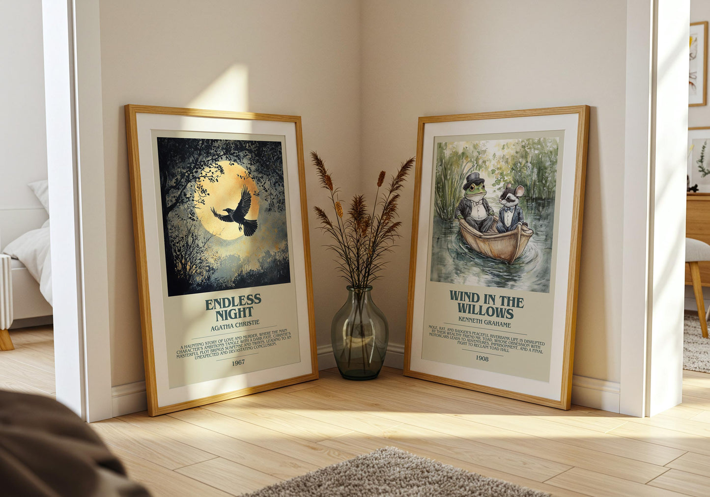 Endless Night by Agatha Christie | Descriptive Book Poster | Modern