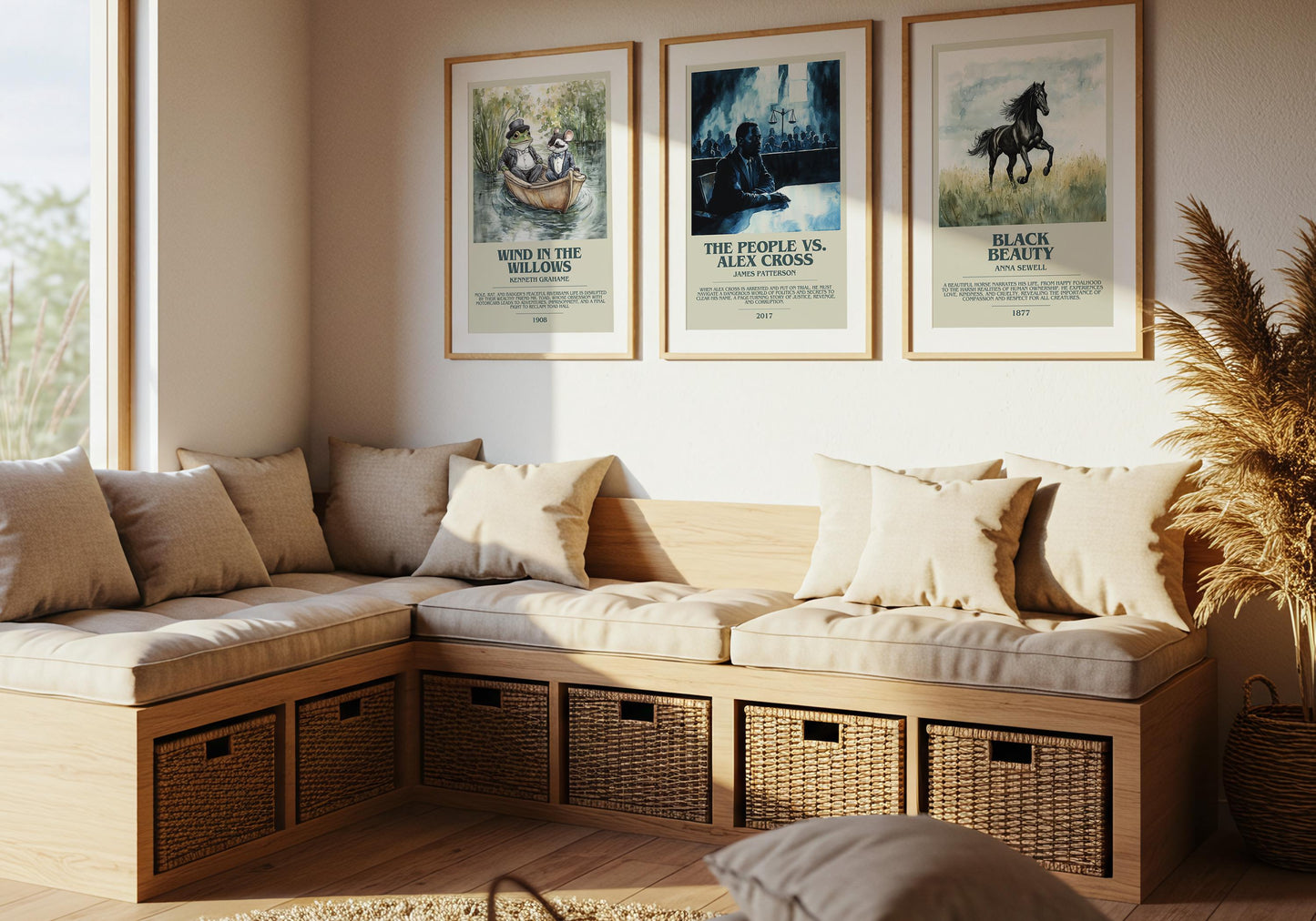 The People vs Alex Cross by James Patterson | Descriptive Book Poster | Modern