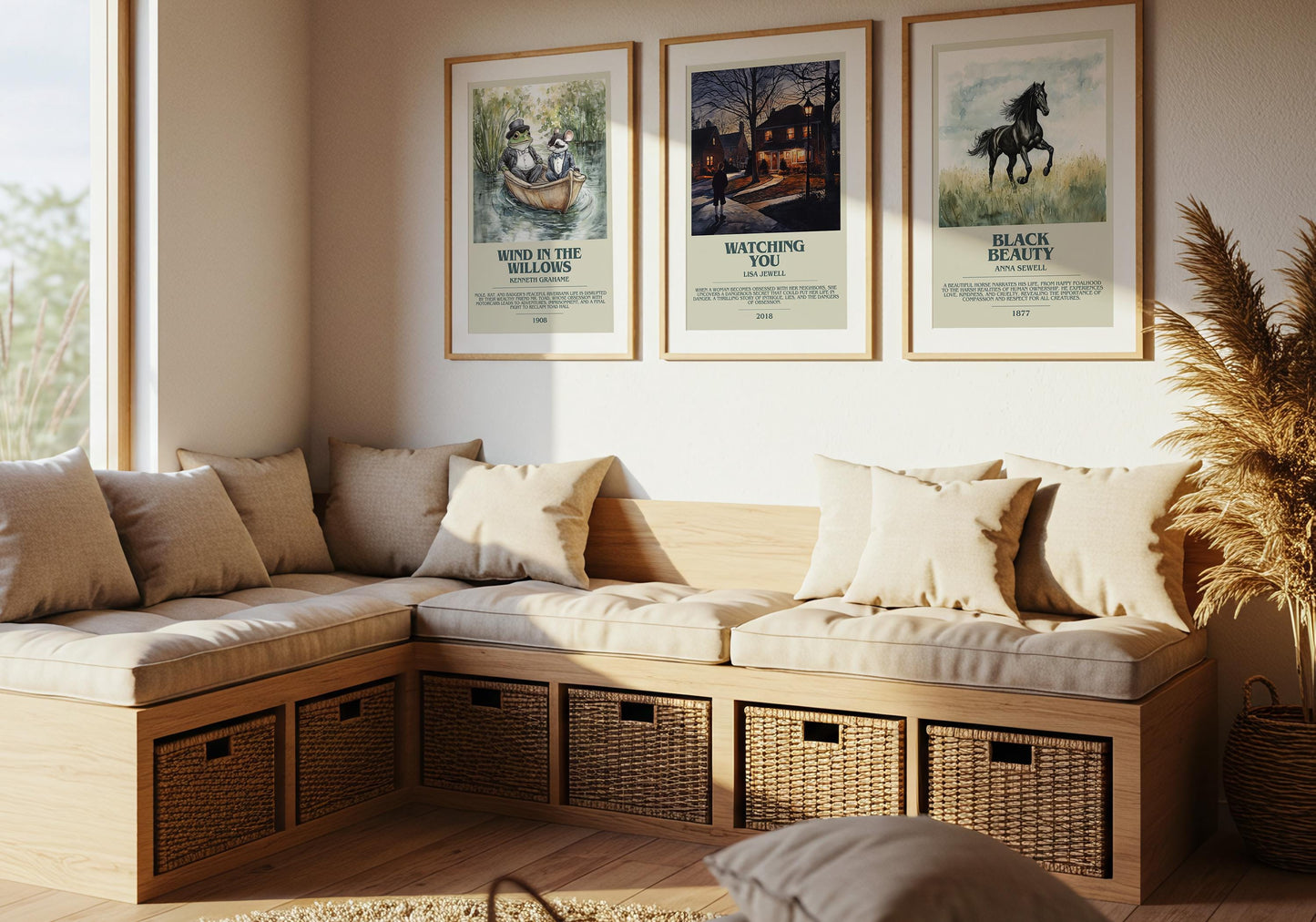 Watching You by Lisa Jewell | Descriptive Book Poster | Modern