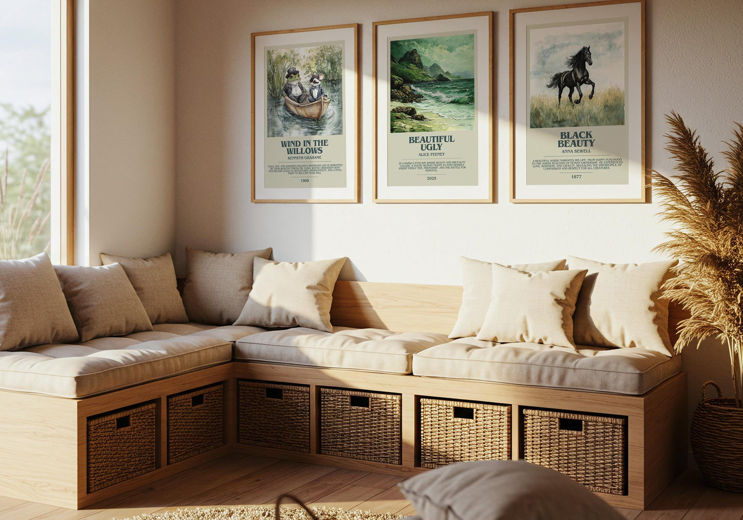 Beautiful Ugly by Alice Feeney | Descriptive Book Poster | Modern