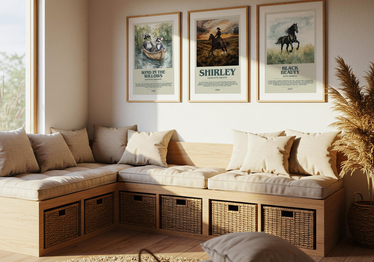 Shirley by Charlotte Bronte | Descriptive Book Poster | Modern