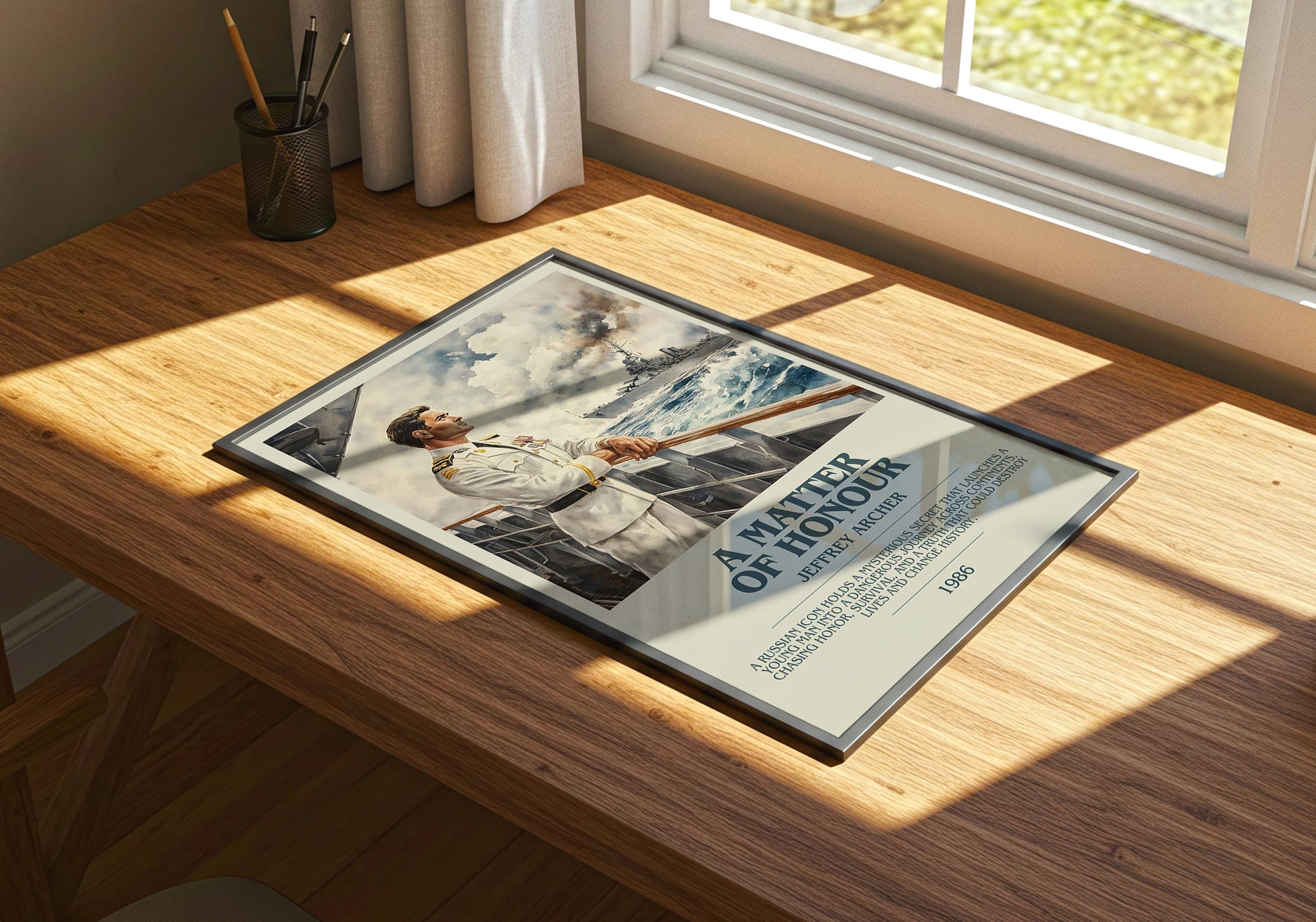 A Matter Of Honour by Jeffrey Archer | Descriptive Book Poster | Modern