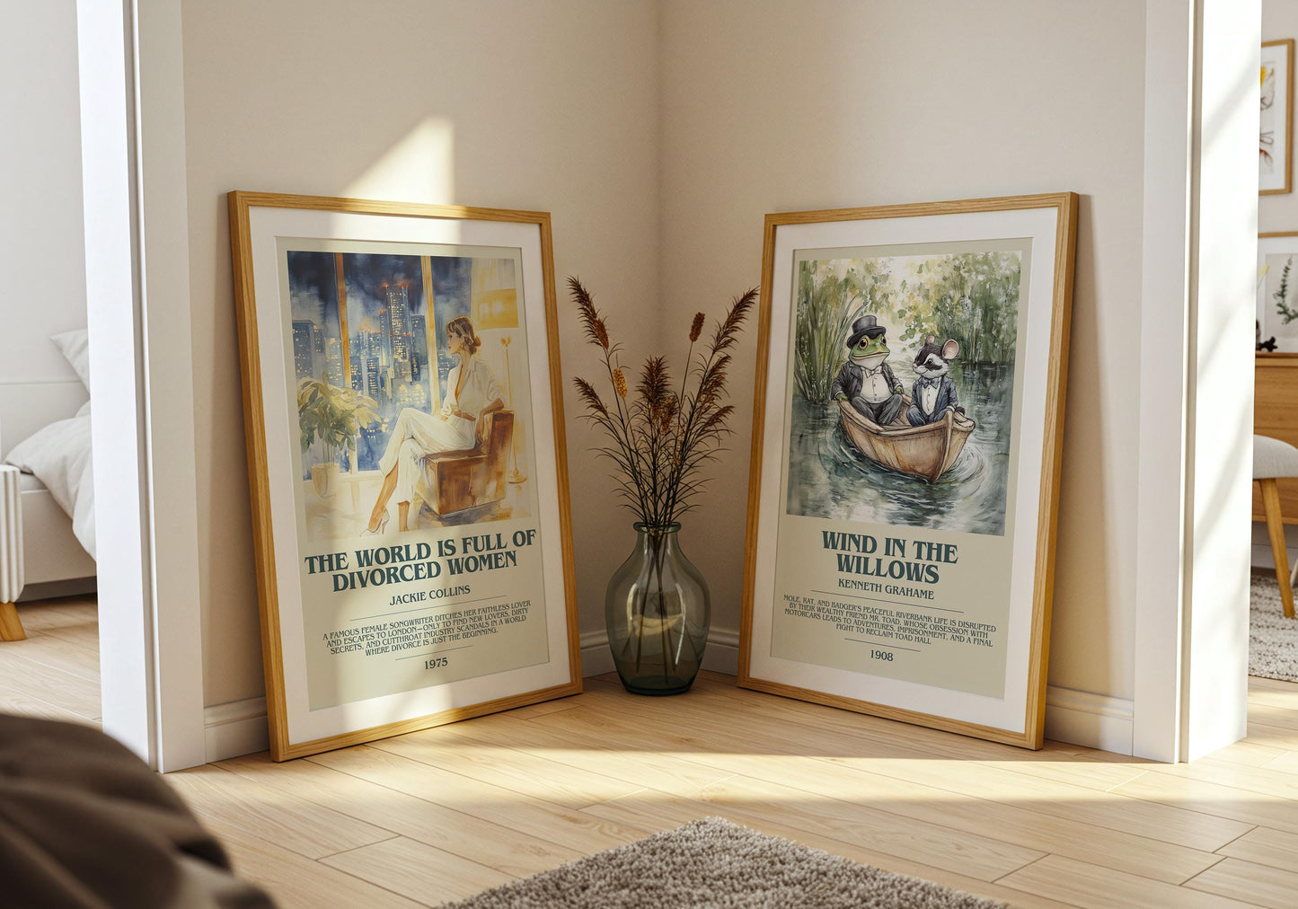 The World Is Full Of Divorced Women by Jackie Collins | Descriptive Book Poster | Modern