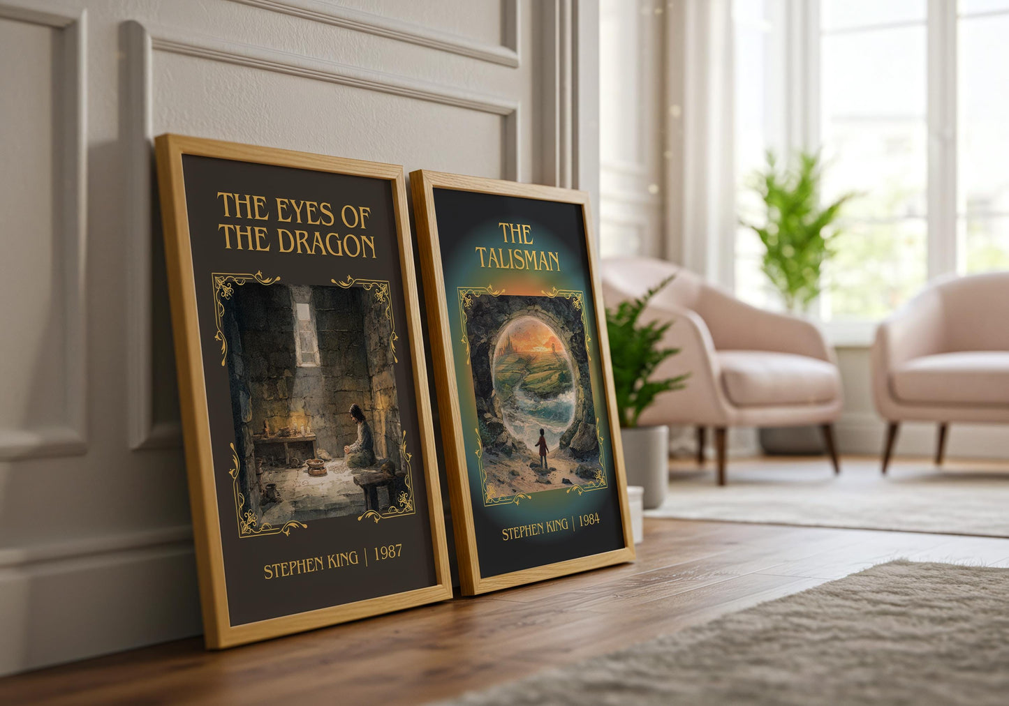 The Talisman by Stephen King Descriptive Poster Print.Free Delivery Wall Art Author&Blurb Book Artwork Novel Poster Minimalist