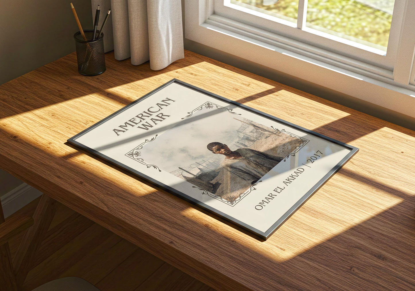American War by Omar El Akkad Descriptive Poster Print.Free Delivery Wall Art Author&Blurb Book Artwork Novel Poster