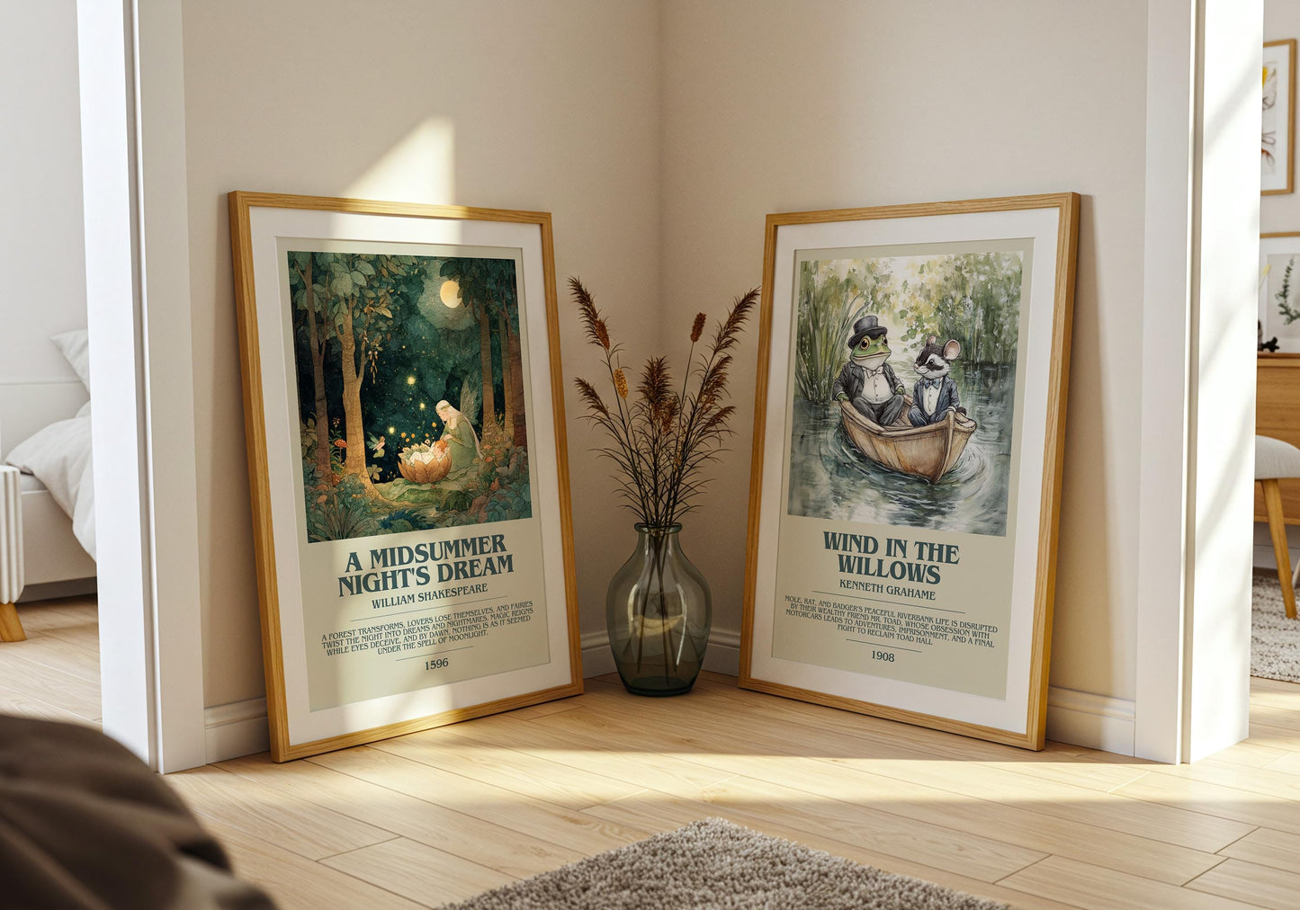 A Midsummer Nights Dream by William Shakespeare | Descriptive Book Poster | Modern