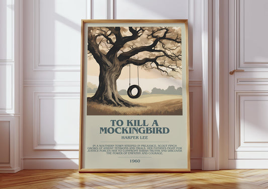 To Kill A Mockingbird by Harper Lee | Descriptive Book Poster | Modern