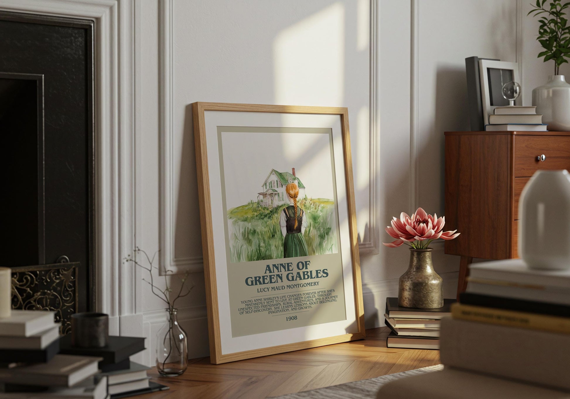 Anne Of Green Gables by Lucy Maud Montgomery | Descriptive Book Poster | Modern