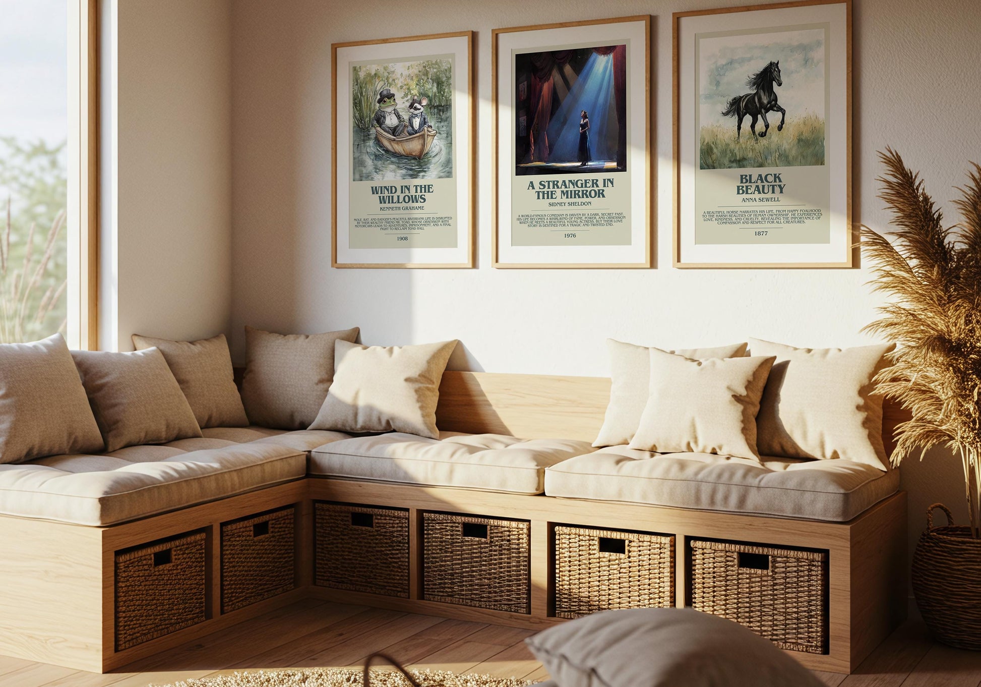 A Stranger In The Mirror by Sidney Sheldon | Descriptive Book Poster | Modern