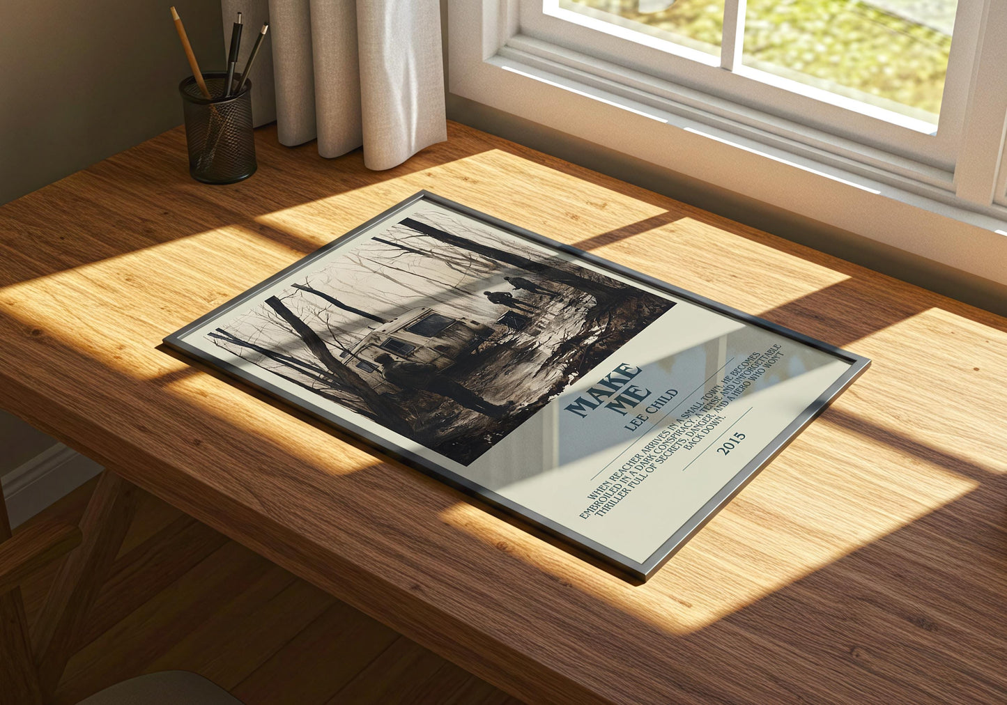 Make Me by Lee Child | Descriptive Book Poster | Modern