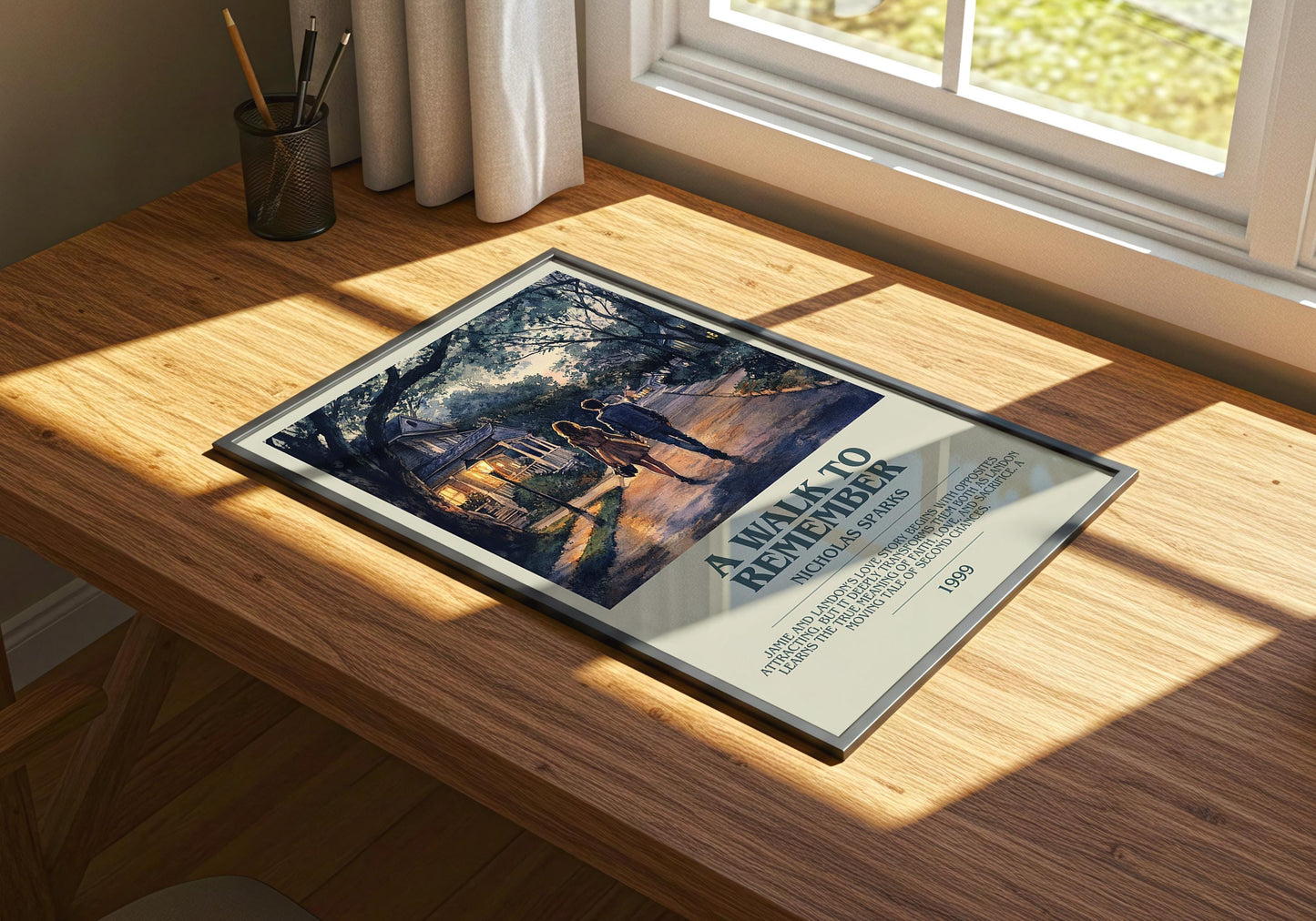 A Walk To Remember by Nicholas Sparks | Descriptive Book Poster | Modern