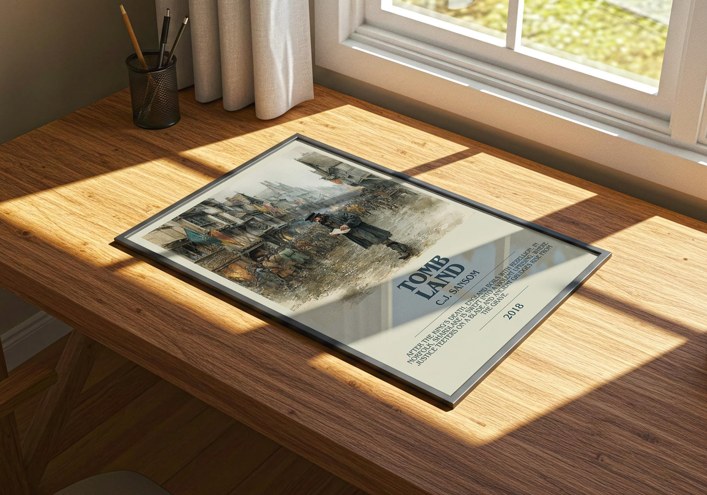 Tombland by C.J Sansom | Descriptive Book Poster | Modern