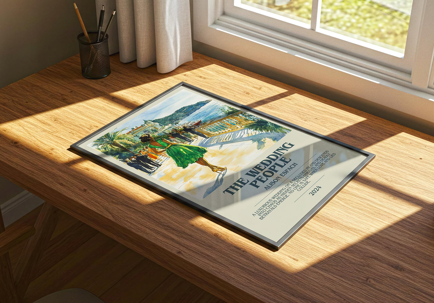 The Wedding People by Alison Espach | Descriptive Book Poster | Modern