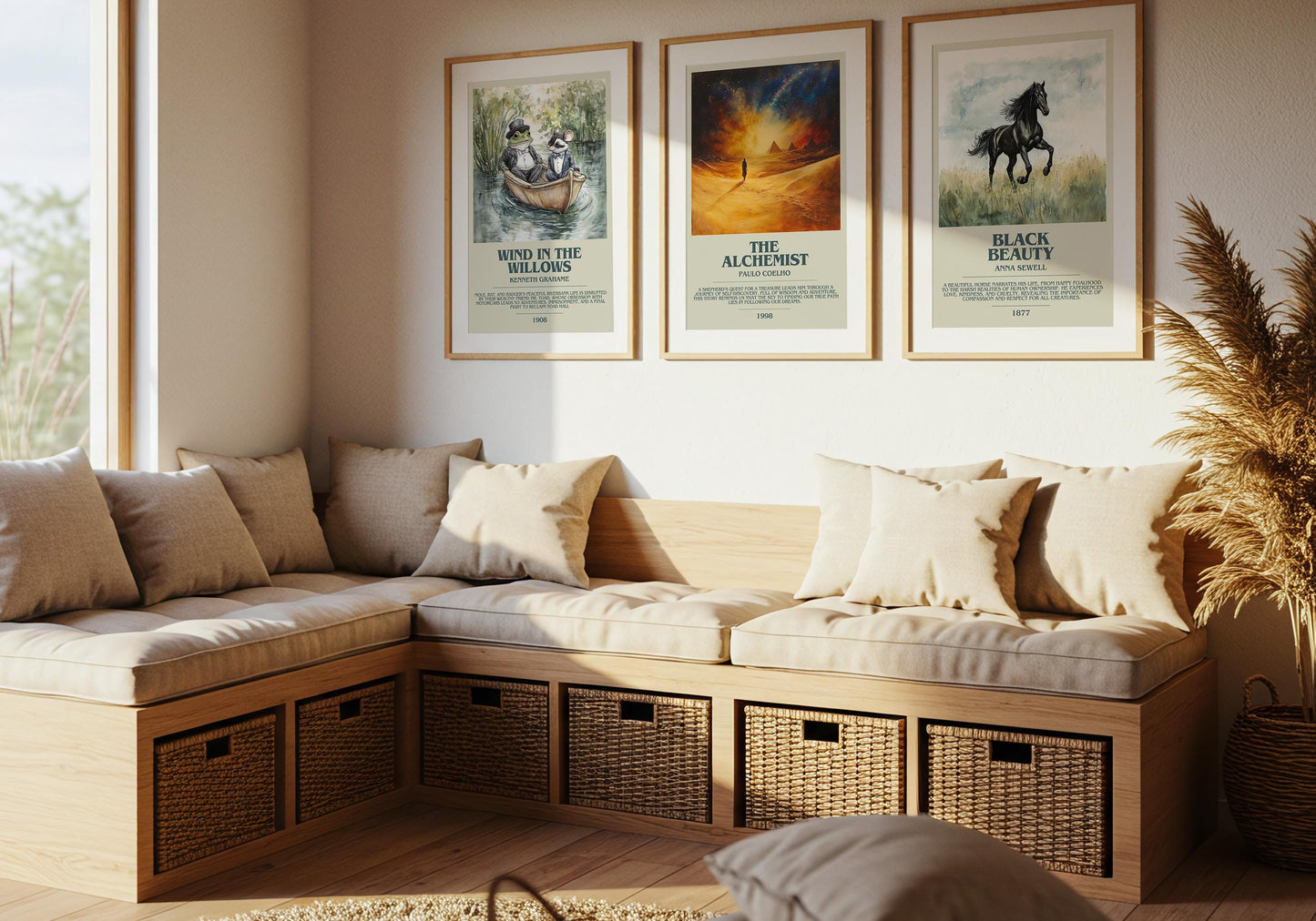 The Alchemist by Paul Coelho | Descriptive Book Poster | Modern