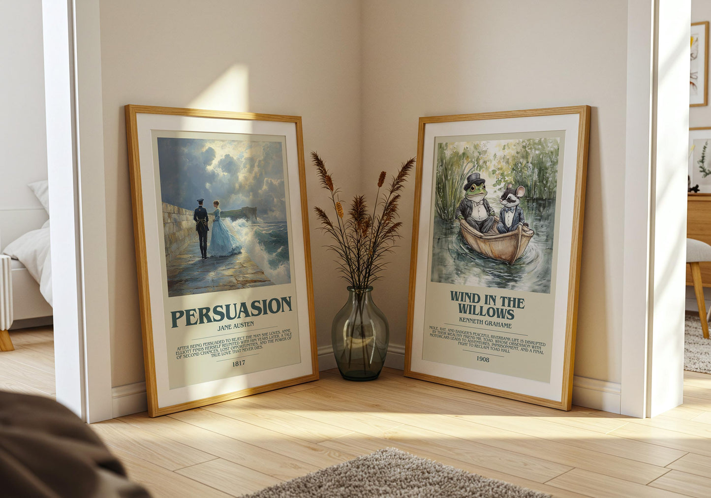Persuasion by Jane Austen | Descriptive Book Poster | Modern