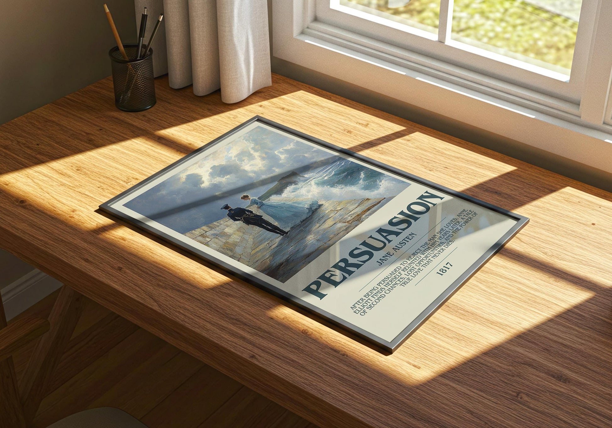 Persuasion by Jane Austen | Descriptive Book Poster | Modern