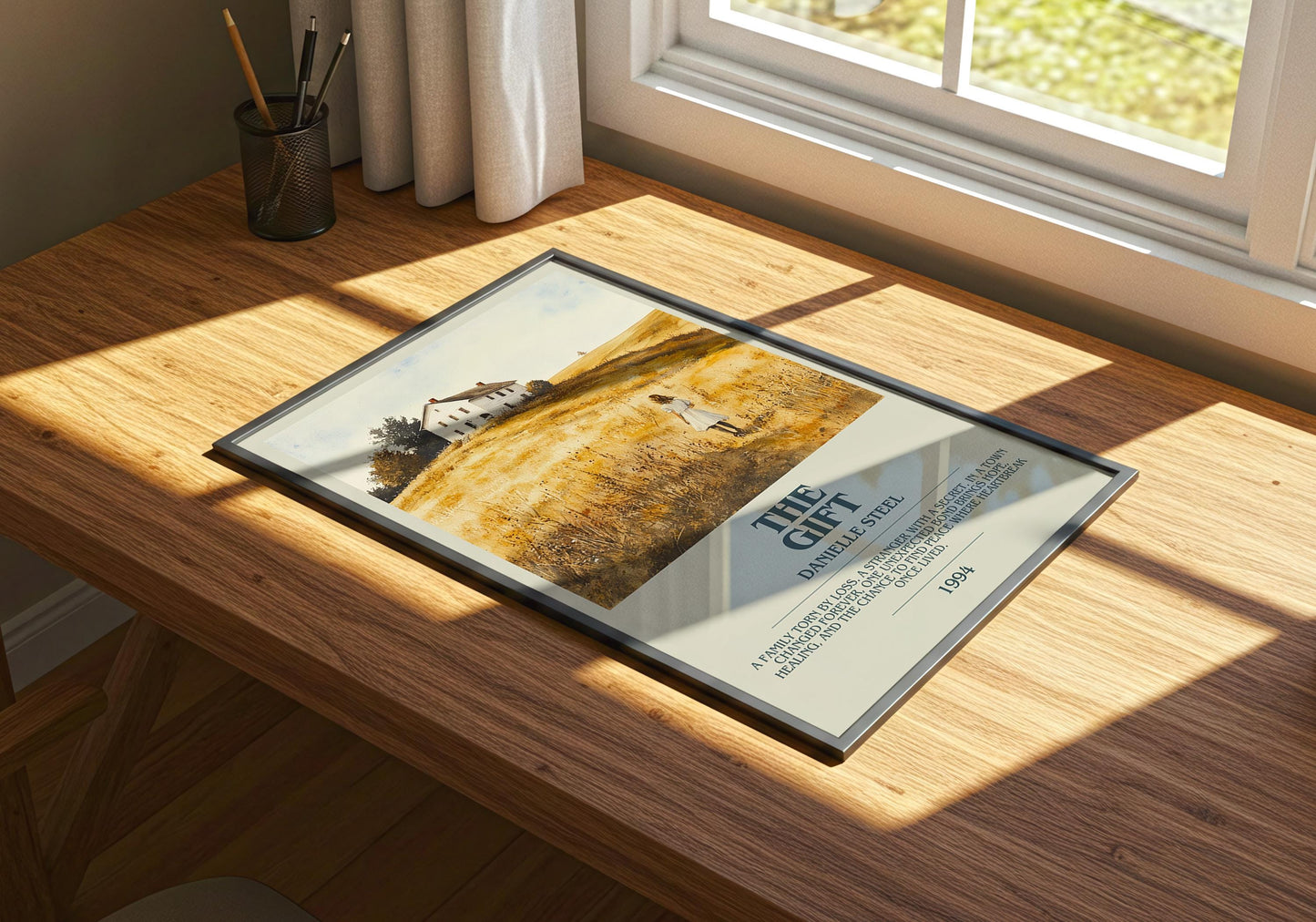 The Gift by Danielle Steel | Descriptive Book Poster | Modern