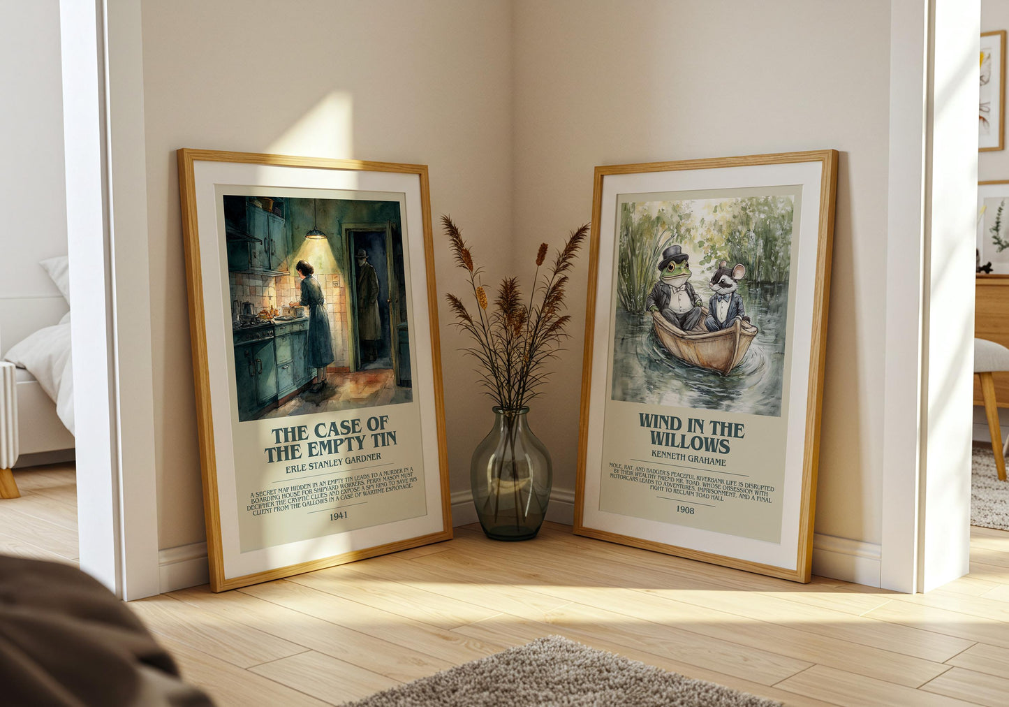 The Case of the Empty Tins by Erle Stanley Gardner | Descriptive Book Poster | Modern