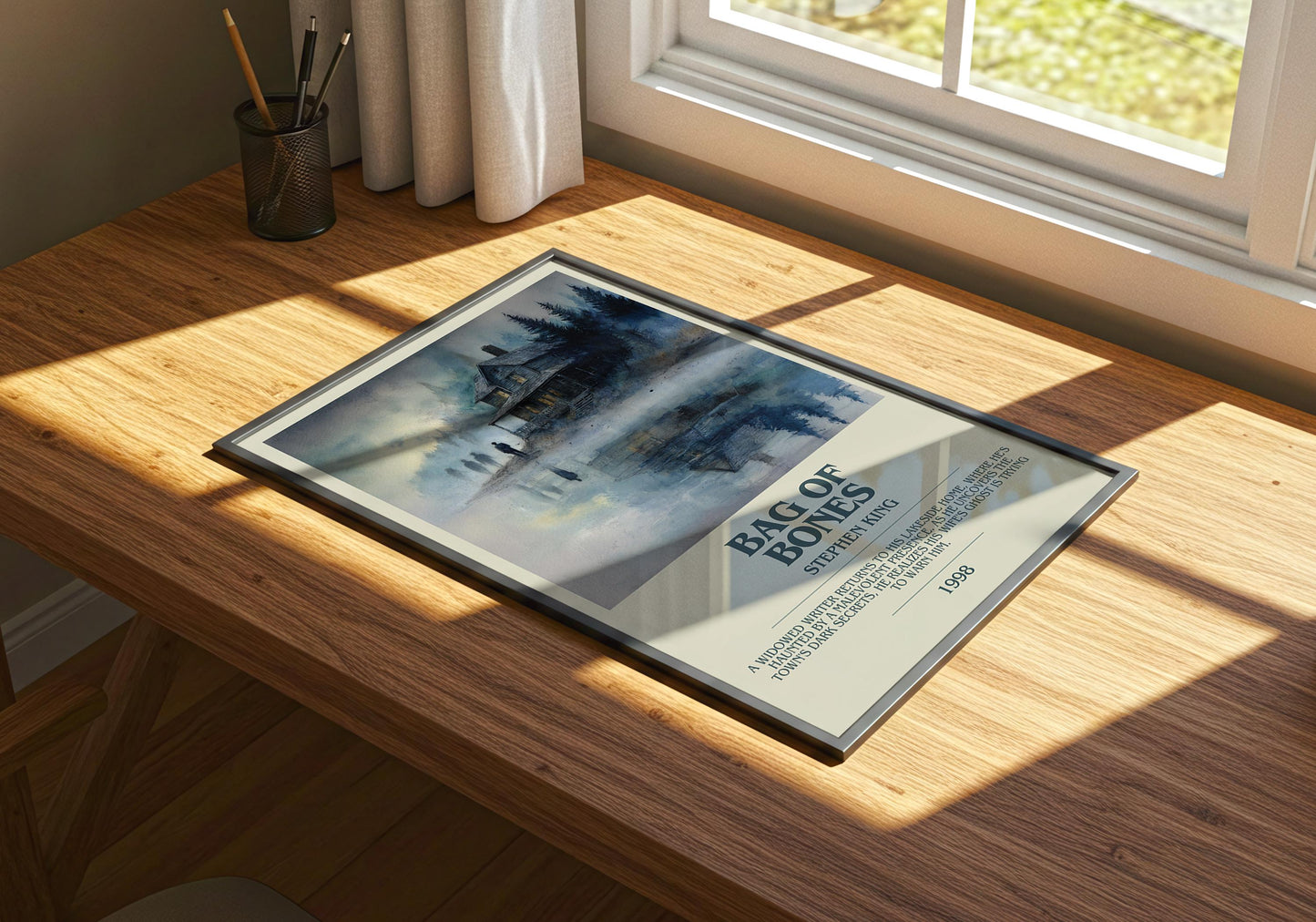 Bag of Bones by Stephen King | Descriptive Book Poster | Modern