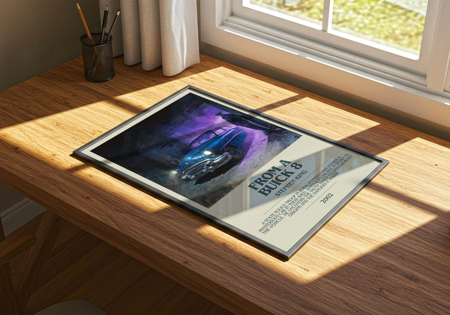 From a Buick 8 by Stephen King | Descriptive Book Poster | Modern