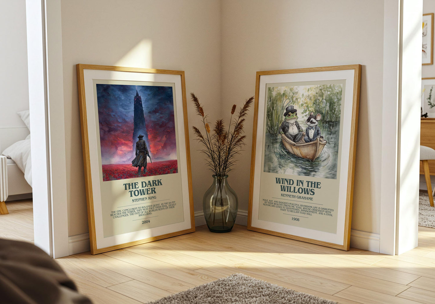 The Dark Tower by Stephen King | Descriptive Book Poster | Modern