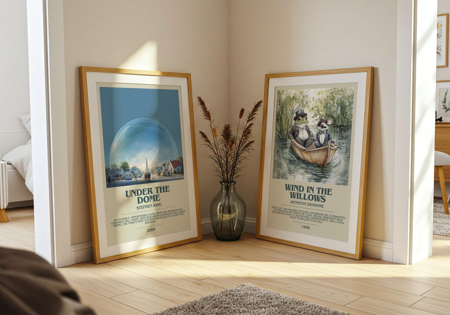 Under The Dome by Stephen King | Descriptive Book Poster | Modern