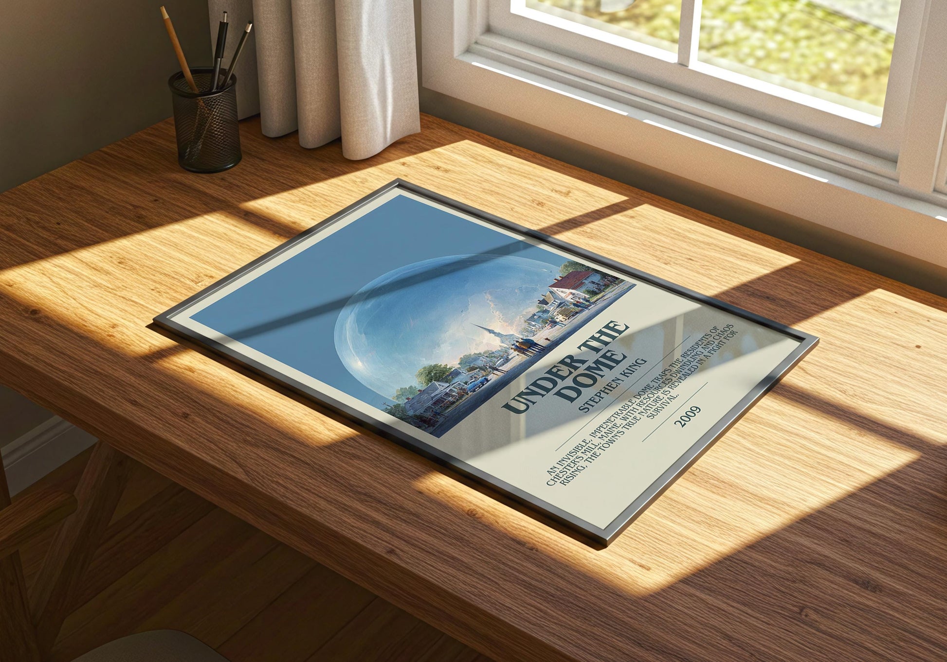 Under The Dome by Stephen King | Descriptive Book Poster | Modern