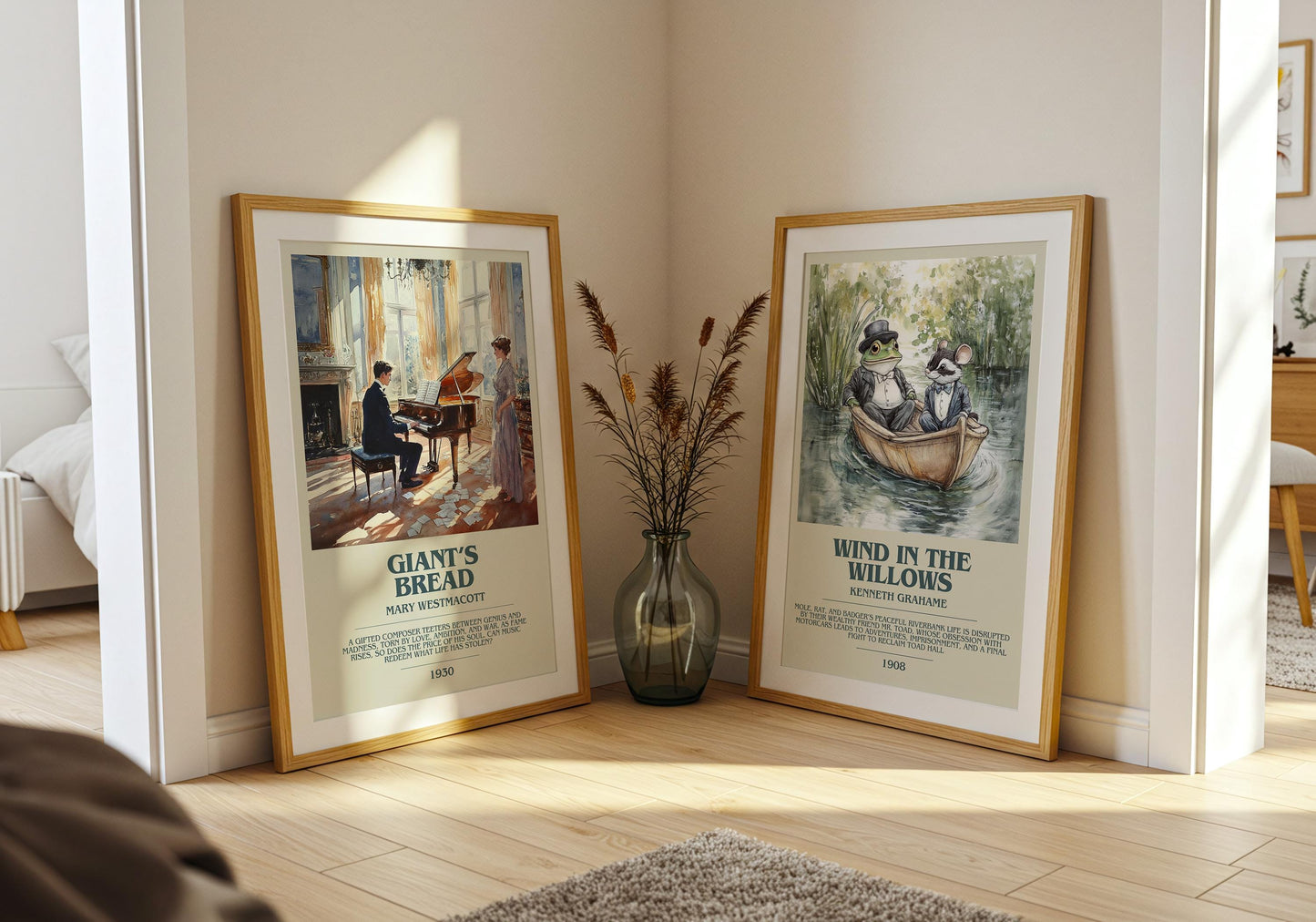 Giant's Bread by Mary Westmacott Descriptive Poster Print. Free Delivery Wall Art Author & Blurb Book Artwork Novel