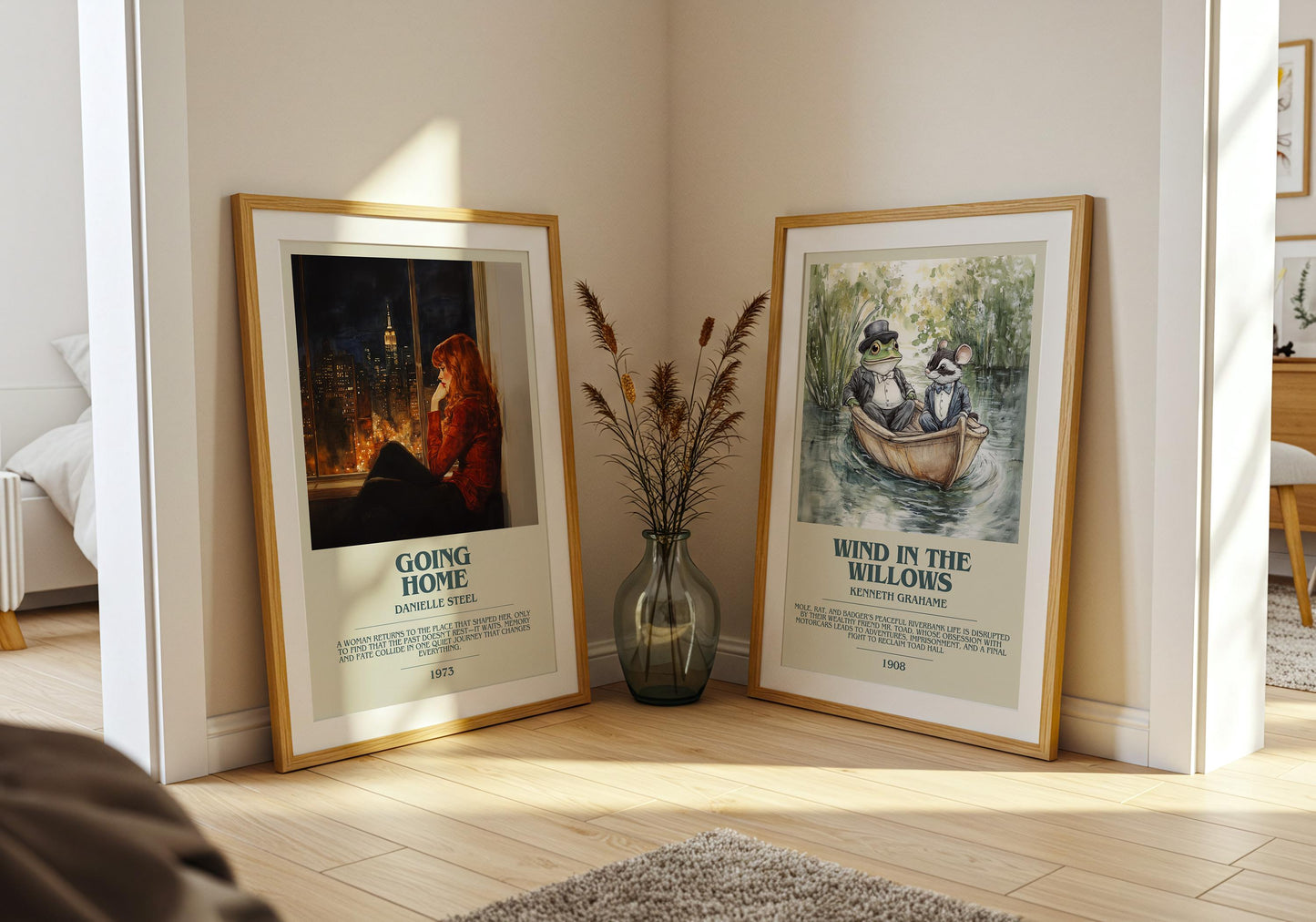 Going Home by Danielle Steel Descriptive Poster Print. Free Delivery Wall Art Author & Blurb Book Artwork Novel