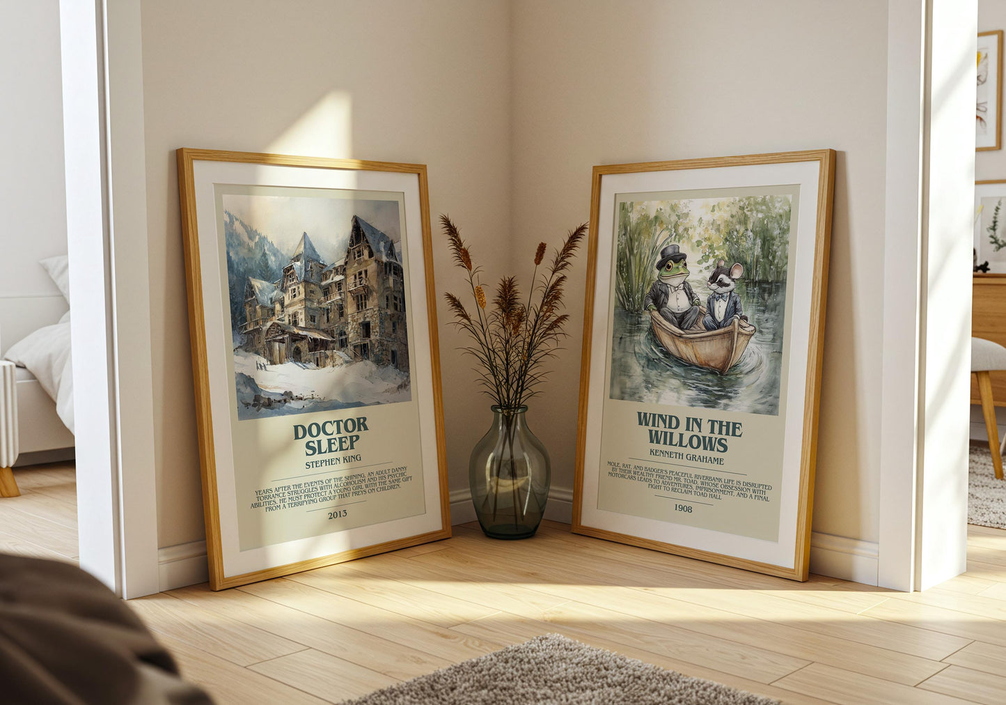 Doctor Sleep by Stephen King | Descriptive Book Poster | Modern