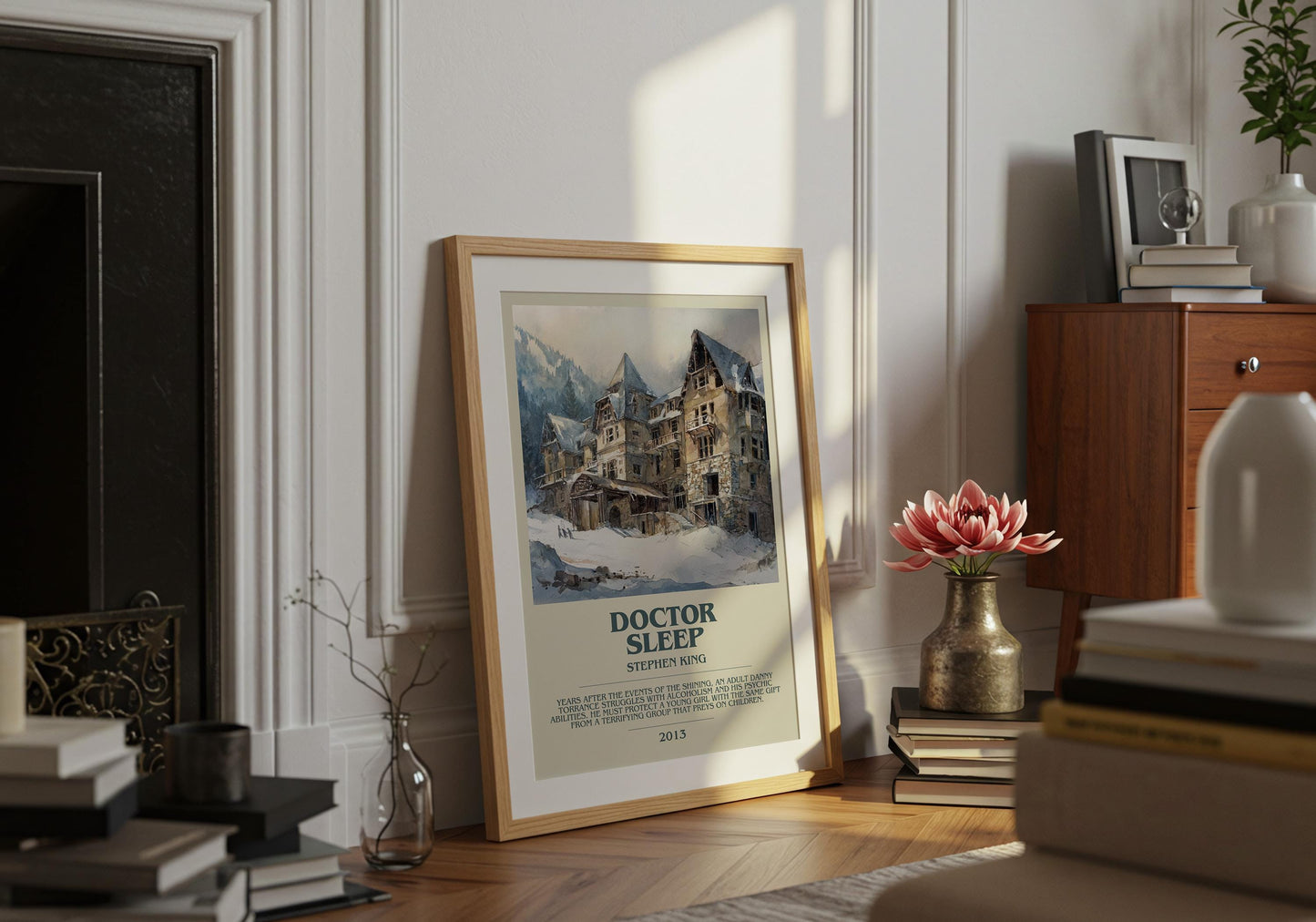 Doctor Sleep by Stephen King | Descriptive Book Poster | Modern