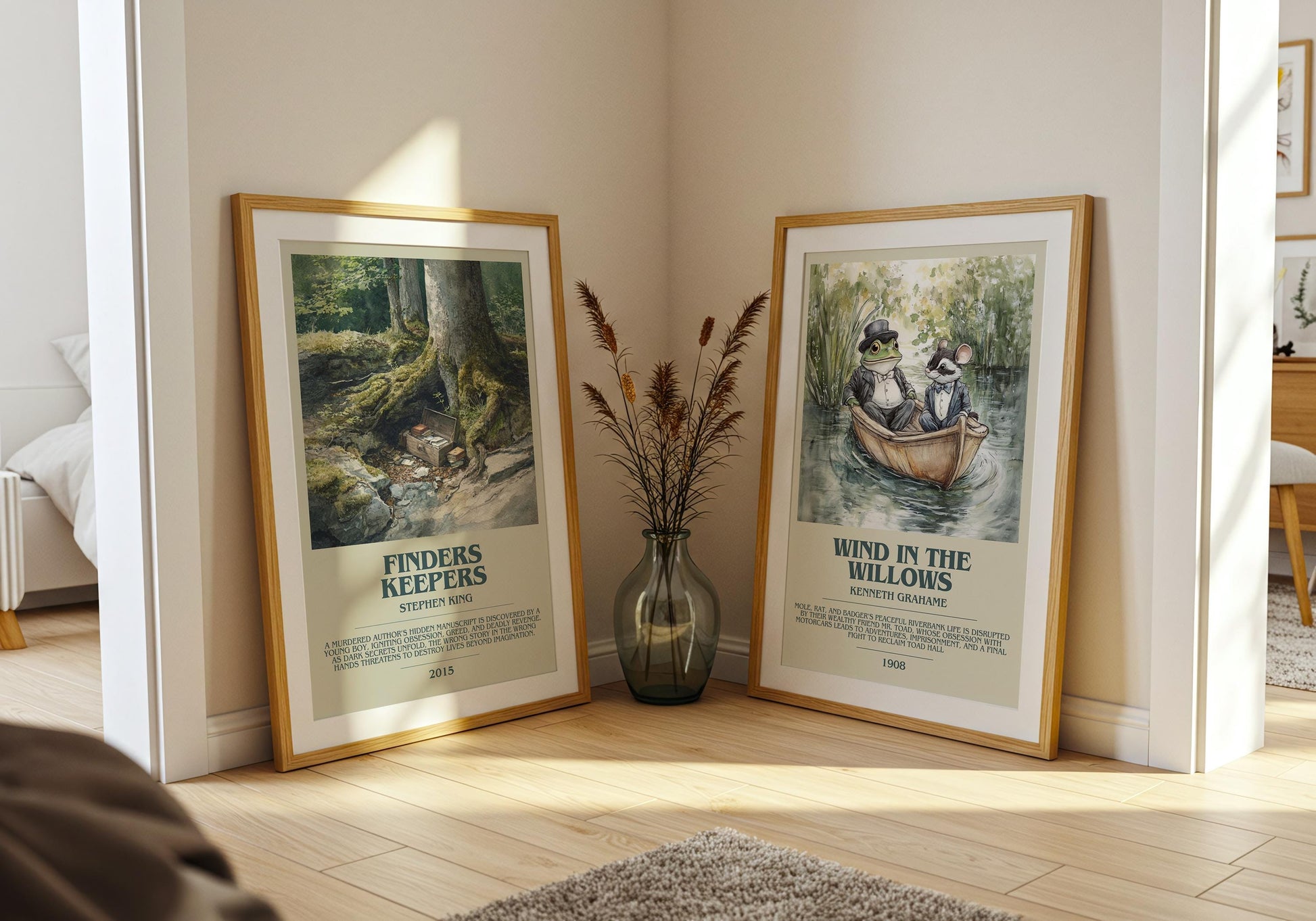 Finders Keepers by Stephen King | Descriptive Book Poster | Modern