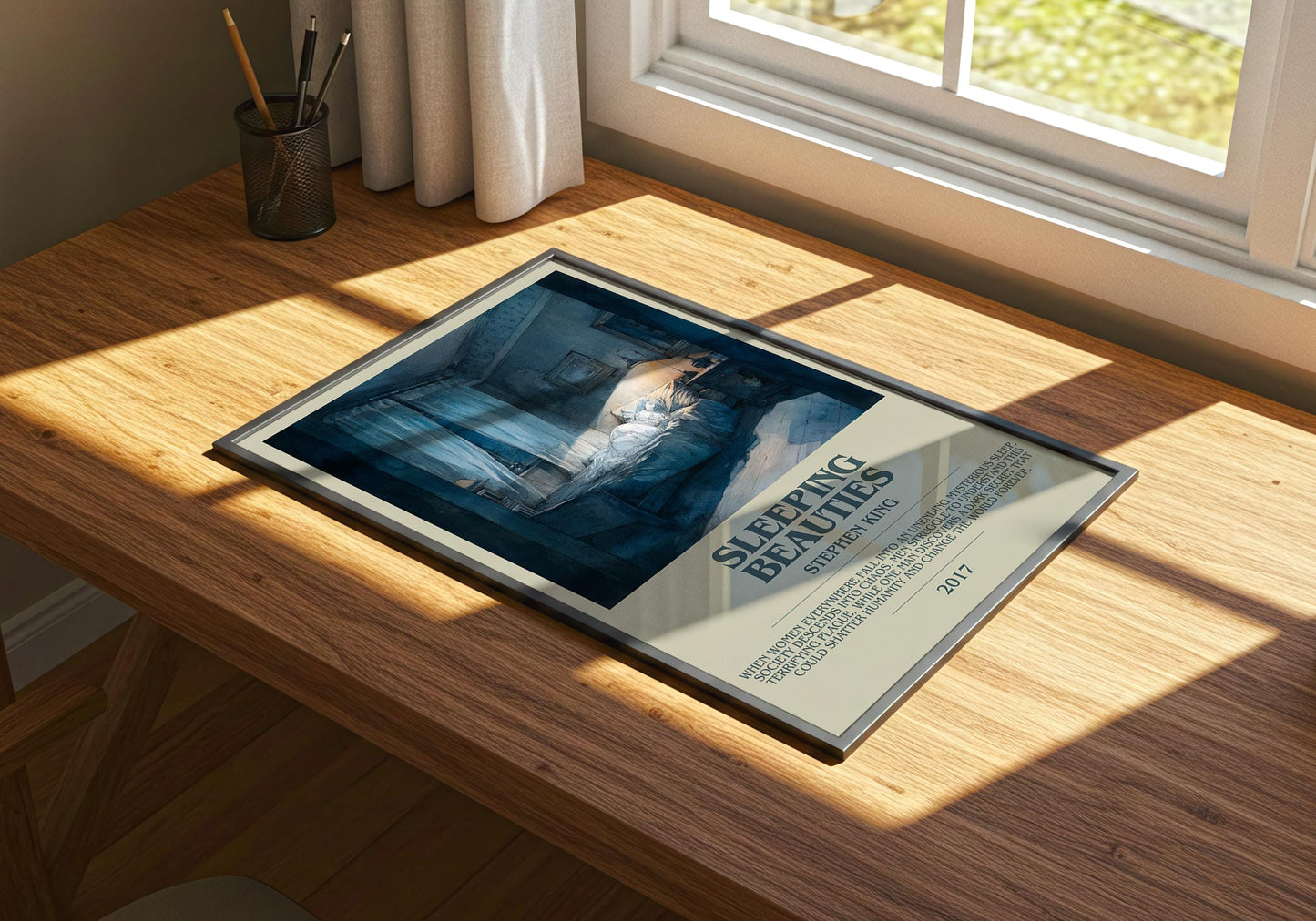 Sleeping Beauties by Stephen King | Descriptive Book Poster | Modern