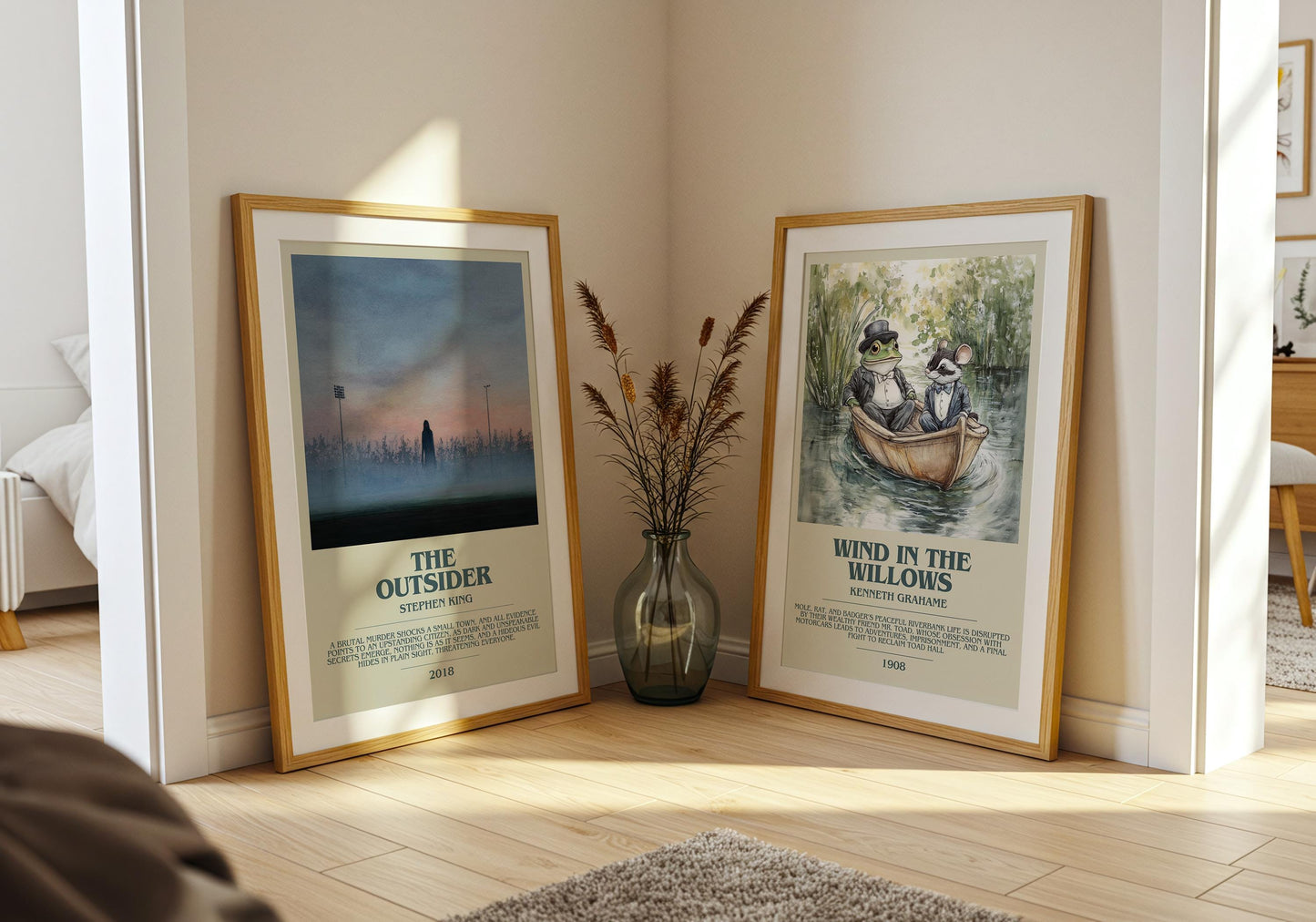 The Outsider by Stephen King | Descriptive Book Poster | Modern