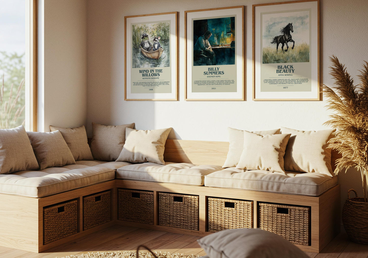 Billy Summers by Stephen King | Descriptive Book Poster | Modern