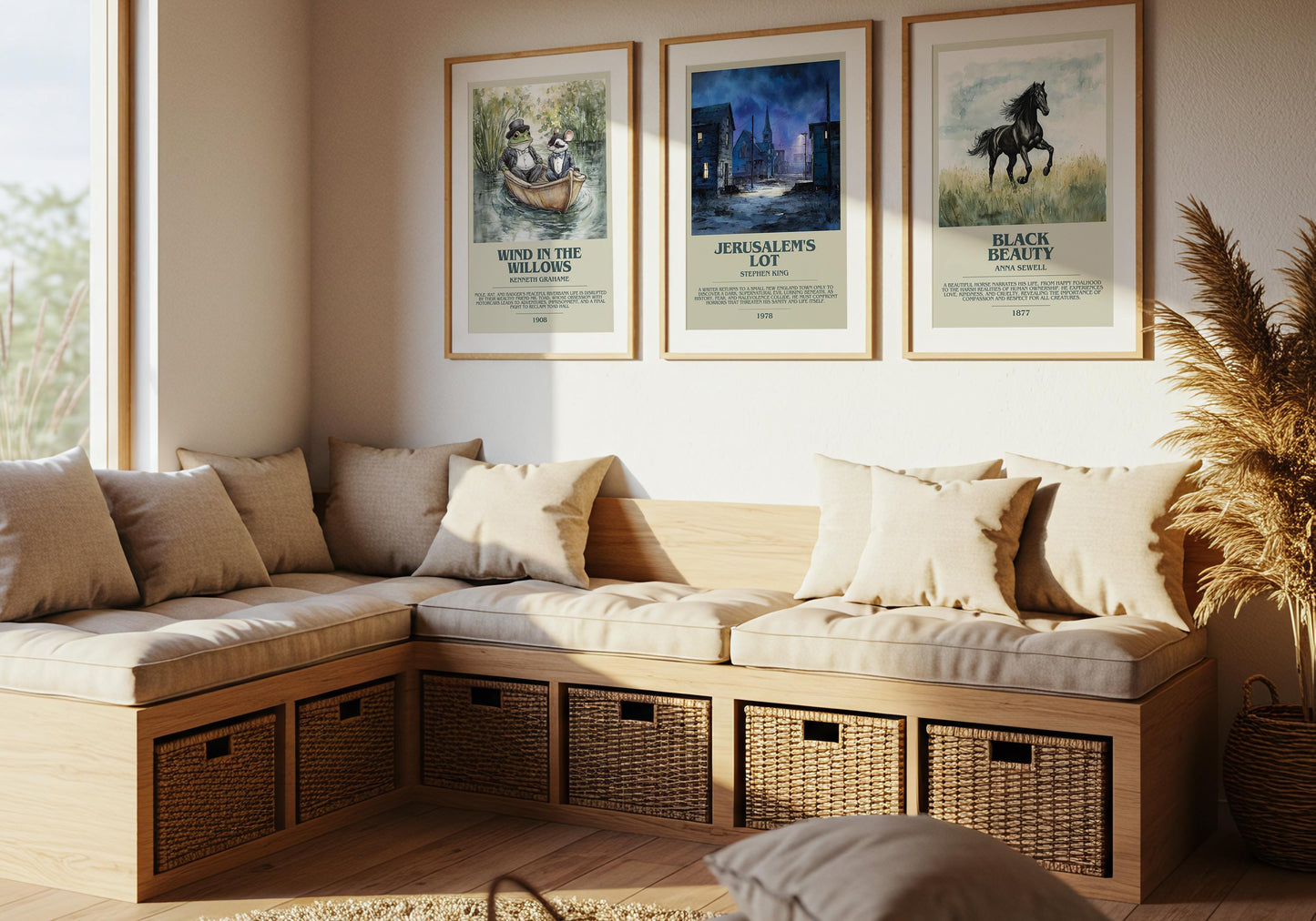 Jerusalem's Lot by Stephen King | Descriptive Book Poster | Modern