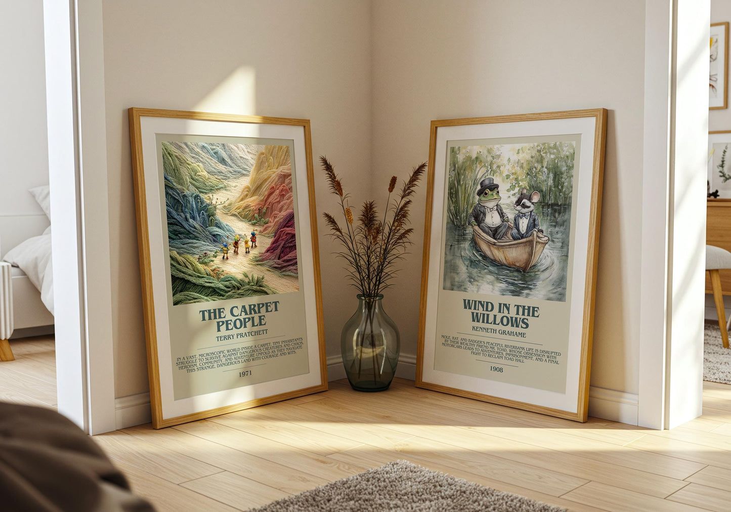 The Carpet People by Terry Pratchett | Descriptive Book Poster | Modern