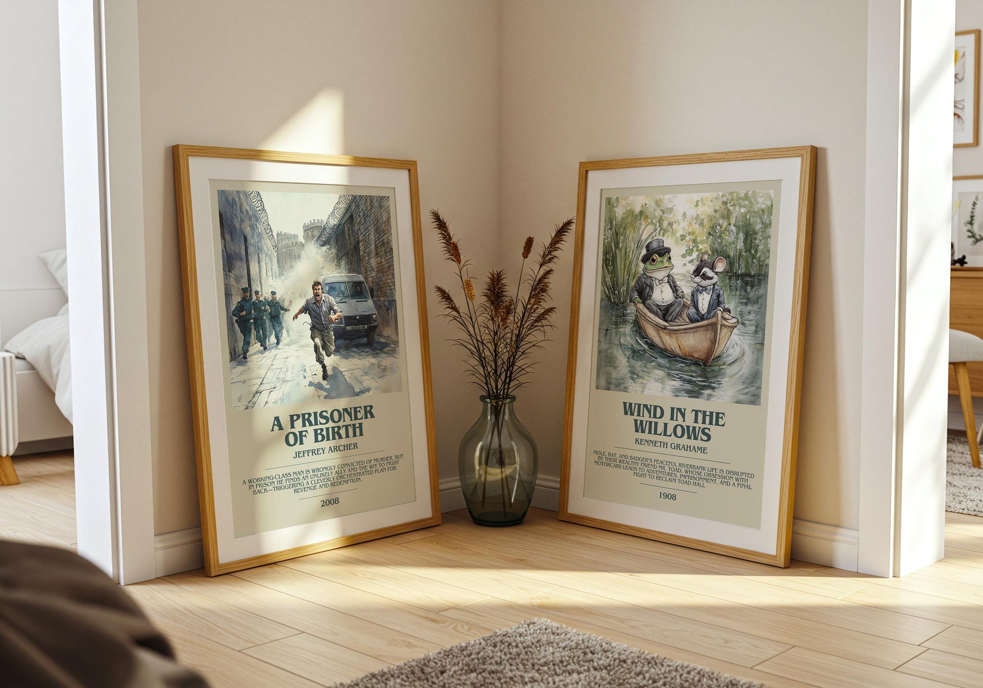 A Prisoner Of Birth by Jeffrey Archer | Descriptive Book Poster | Modern