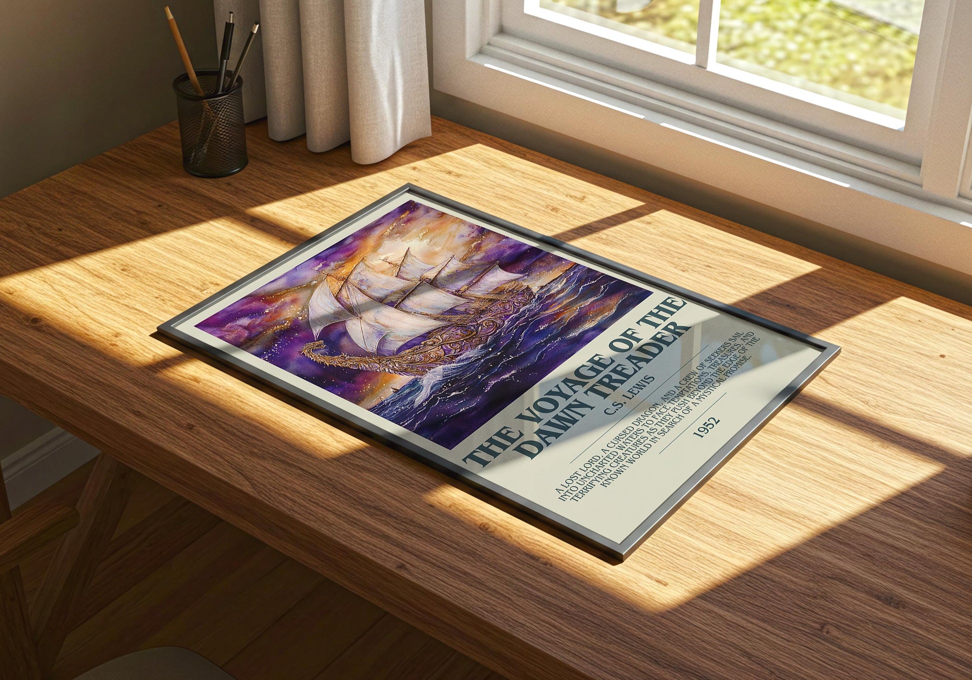 Voyage Of The Dawn Treader by C.S. Lewis | Descriptive Book Poster | Modern