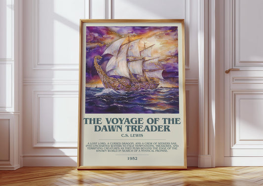 Voyage Of The Dawn Treader by C.S. Lewis | Descriptive Book Poster | Modern