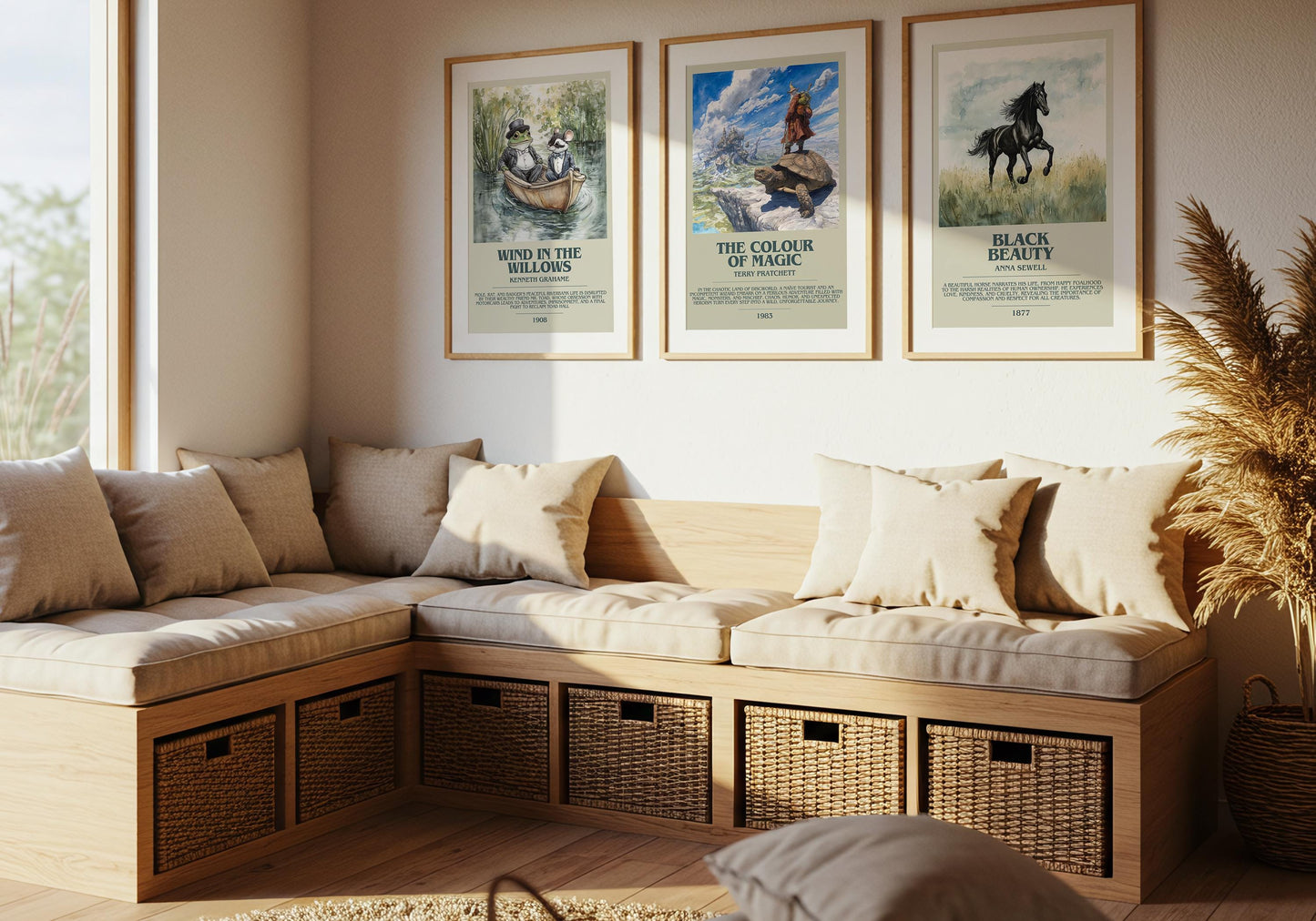 The Colour Of Magic by Terry Pratchett | Descriptive Book Poster | Modern