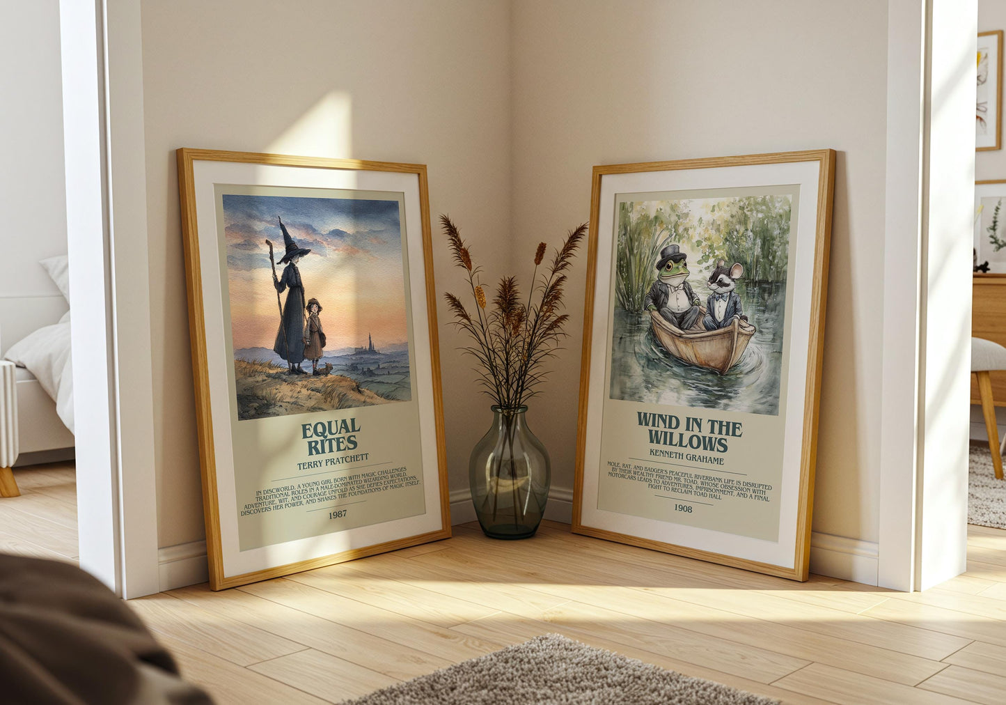 Equal Rites by Terry Pratchett | Descriptive Book Poster | Modern