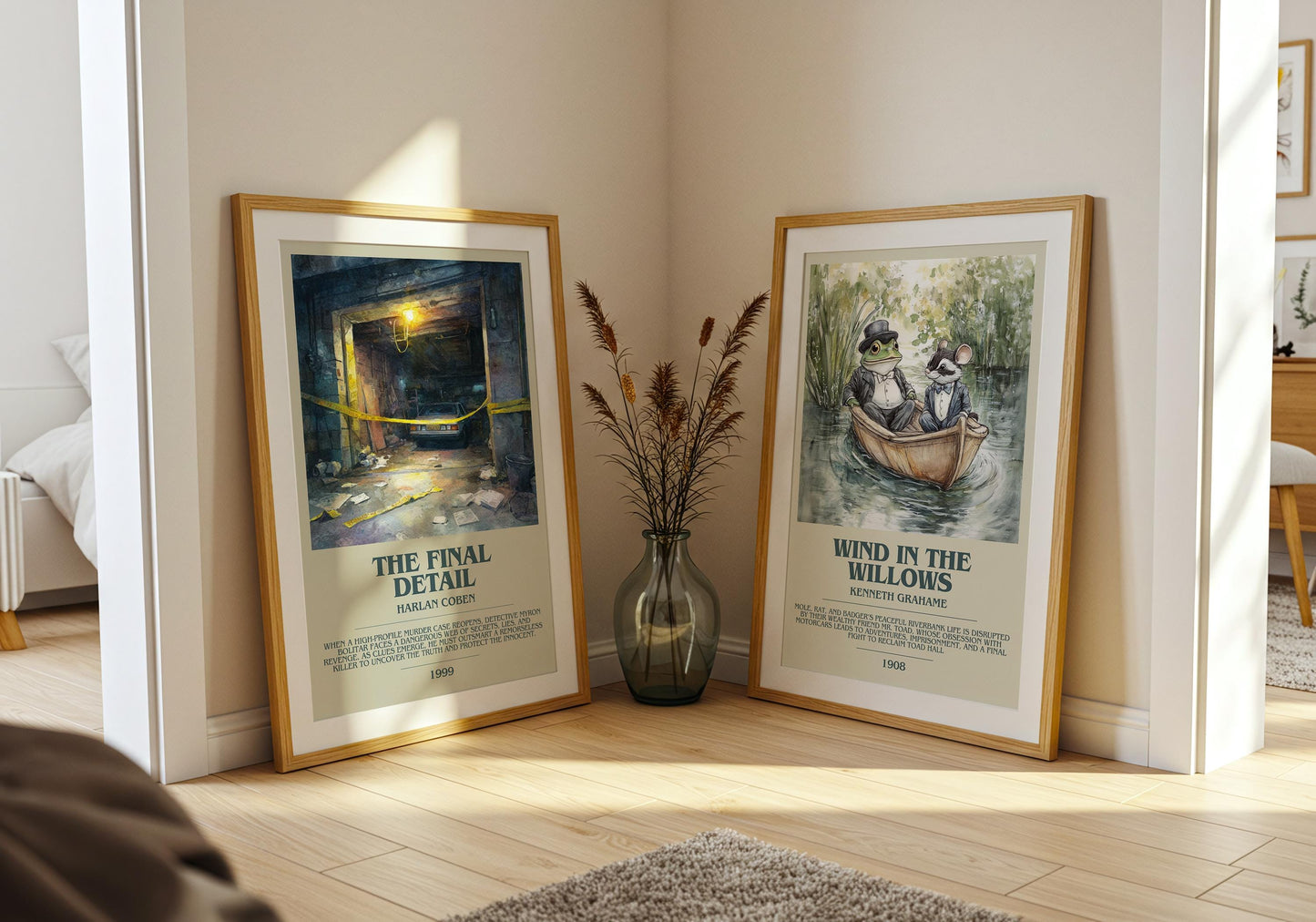 The Final Detail by Harlan Coben | Descriptive Book Poster | Modern